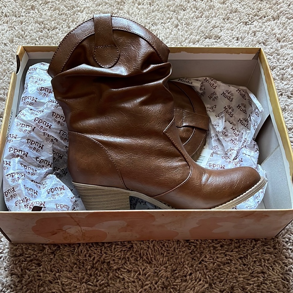 Mudd MD Weston Cognac boots